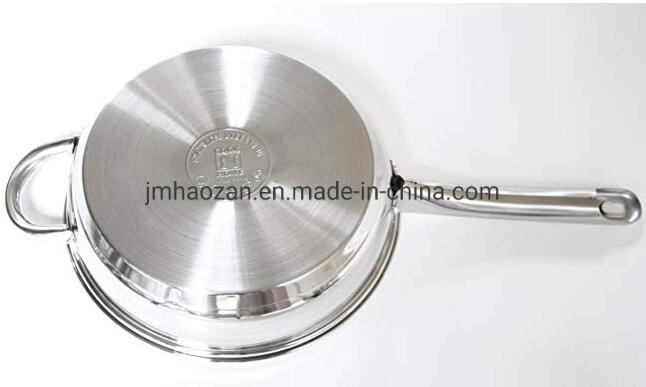 12-Pieces Stainless Steel Cookware Set Silver