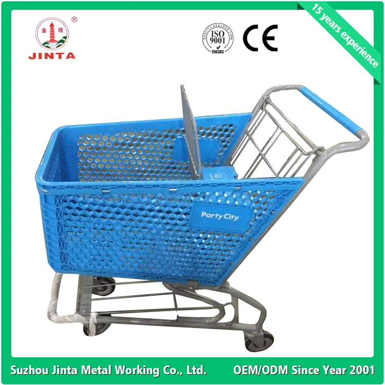 Aisan Style Steel and Plastic Shopping Trolley