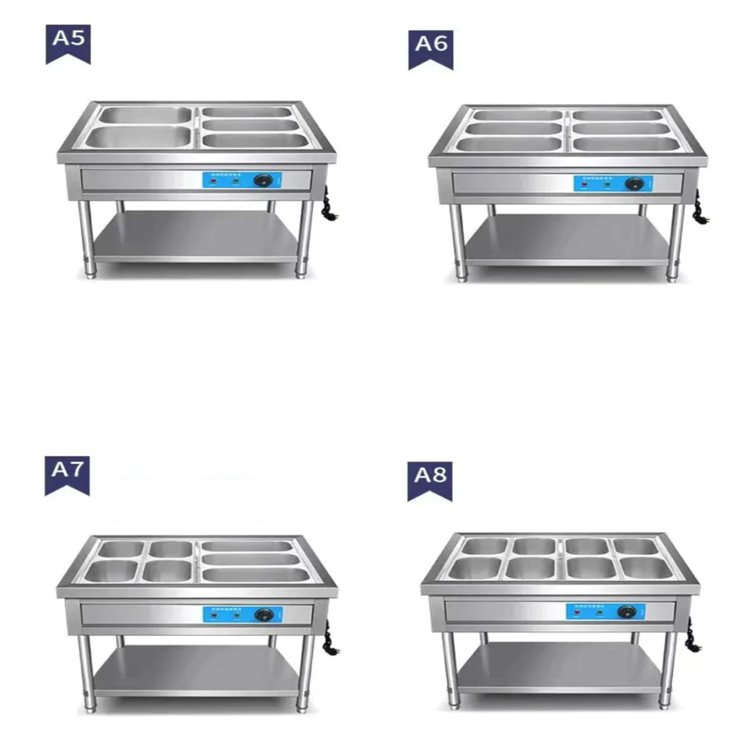 Bain Marie International Popular Style Bain Marie Stainless Steel Electric Soup Heating Pot