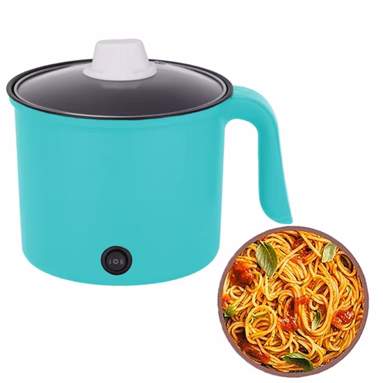 Multifonction Électrique Petite Cuisinière Antiadhésive Poêle Wok Marmite Pour Cuire Riz Nouilles Frites Ragoût Soupe Poisson Cuit À La Vapeur Oeuf Bouilli