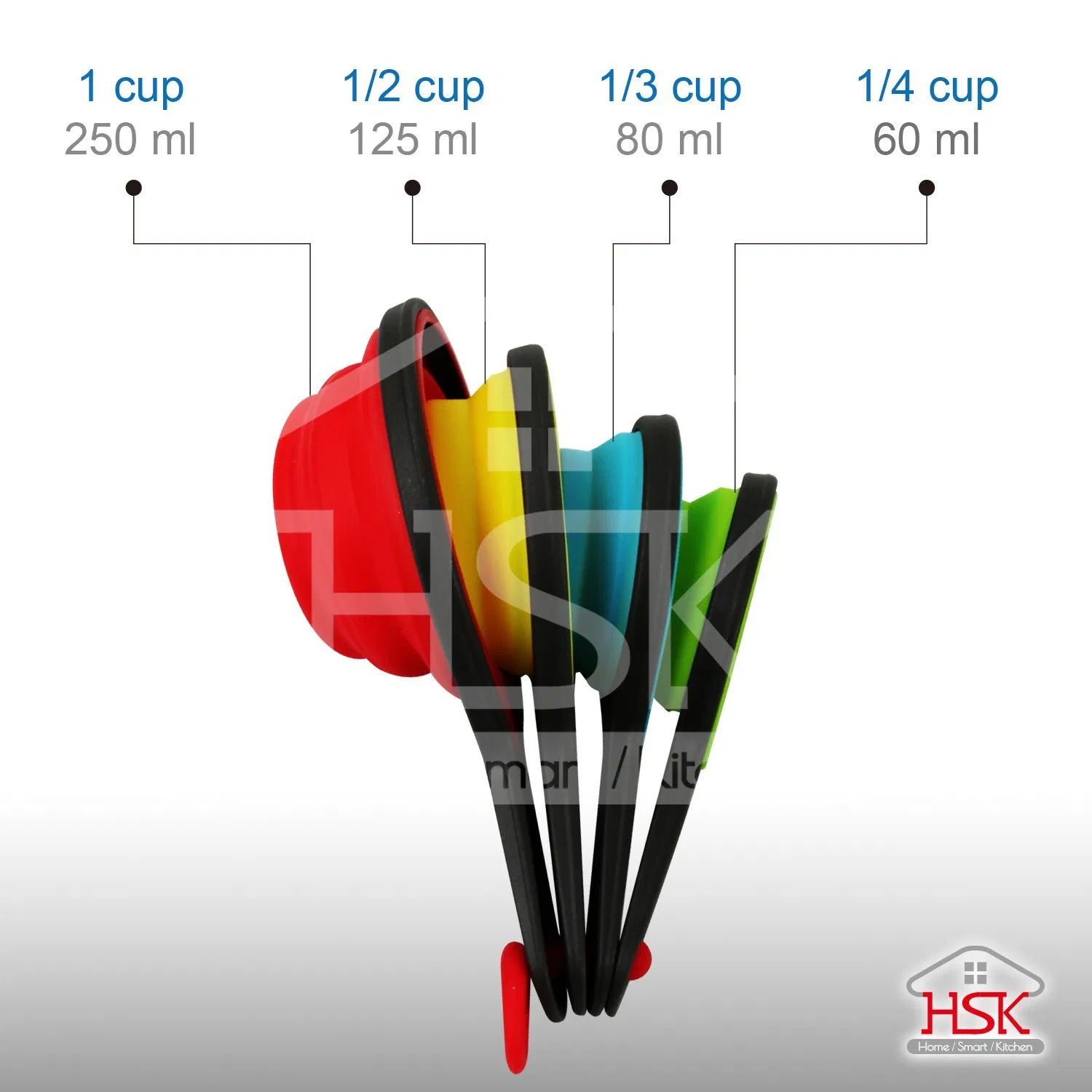 Ustensiles de cuisine en silicone Outil de cuisine Tasse à mesurer