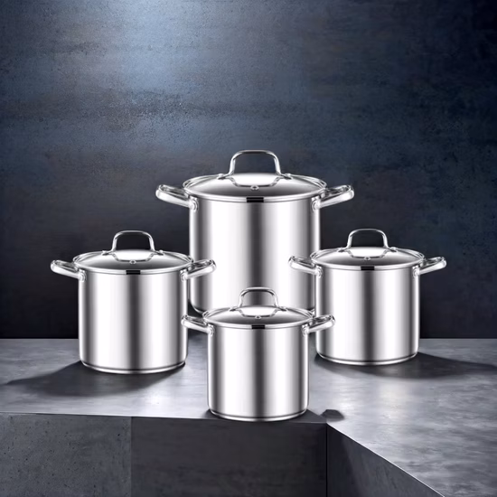 Amazon Top Seller 2022 casseroles et poêles en aluminium antiadhésif couleur rouge casserole personnalisée nouvelle maison cuisine ustensiles de cuisine marmite à soupe avec fond à induction
